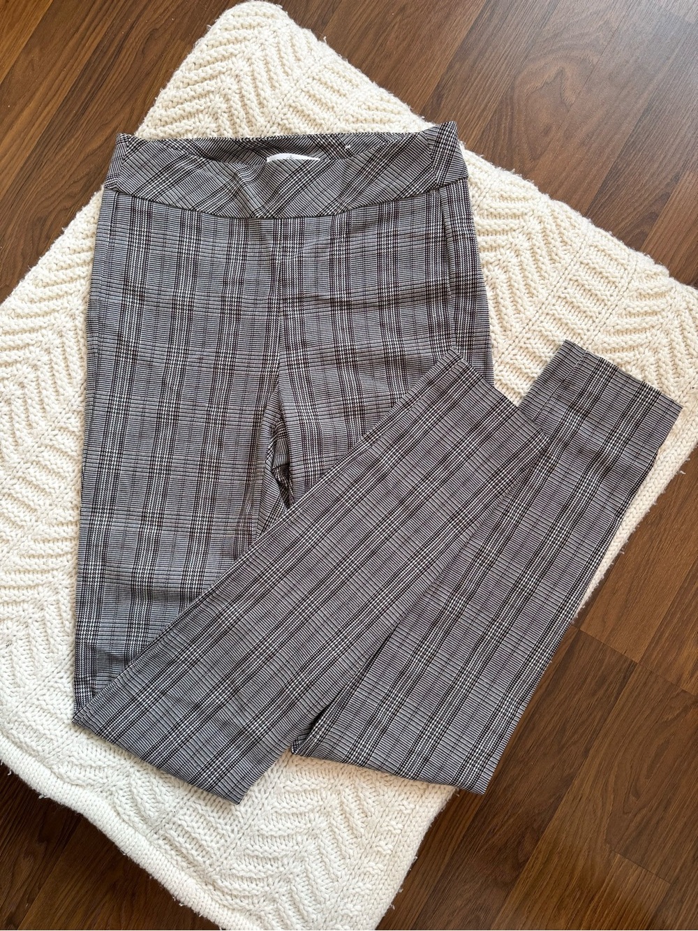RW&CO Plaid Stretch Work Pants - Gray